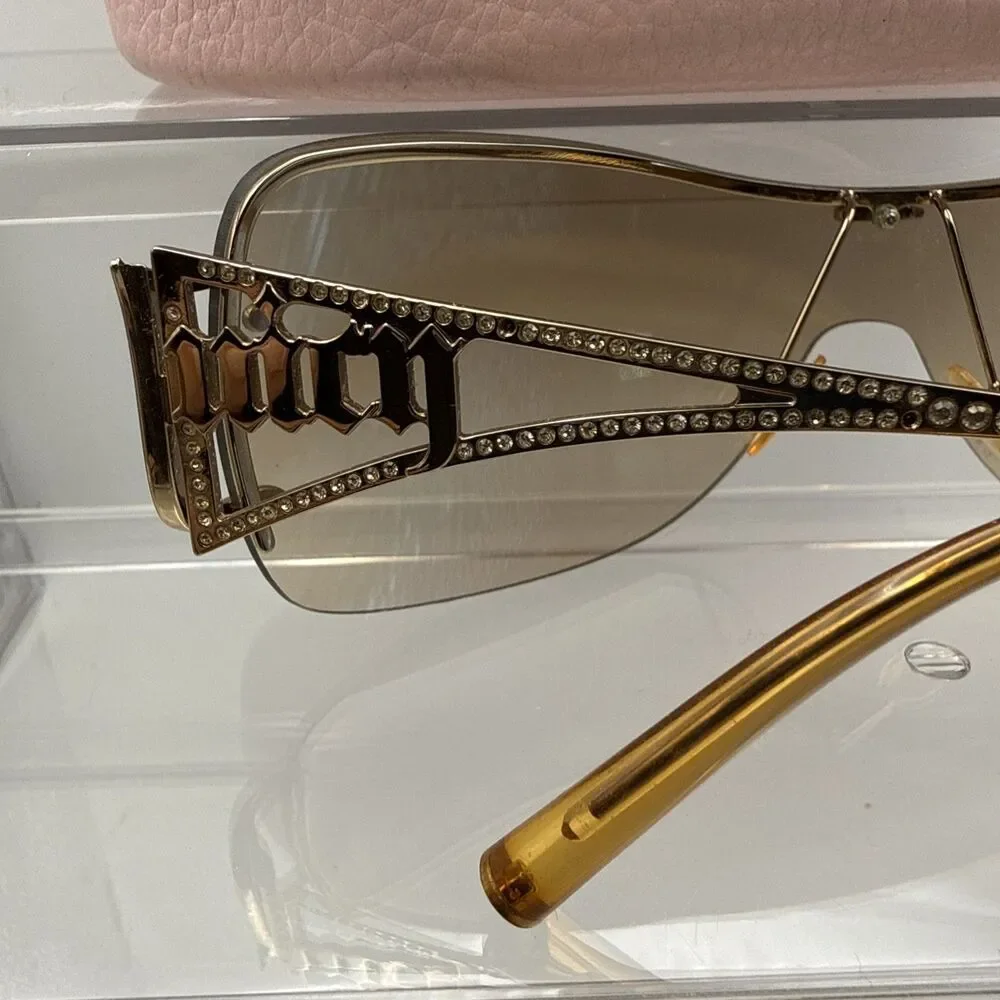 Juicy Couture Socialites Sunglasses In Original Case ? Vintage Made In Italy